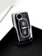 Lüx Peugeot 307 Citroen C3 2 Buton Sustalı Nano Anahtar Kılıfı Siyah Silver Gümüş Renk 1.ci Kailte 5