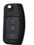 Lüx Ford Focus,fiesta,mondeo,cmax,courier Nano Yüksek Kalite Anahtar Kılıfı 3 Buton Beyaz Gümüş Renk 2