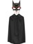 Batman Maskesi Woman ve Batman Pelerini 90 cm Siyah Set 1