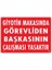 Giyotin Makasında Görevliden Başkasının Çalışması Yasaktır Uyarı Levhası 25X35 KOD249 1