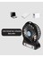 USB Girişli Taşınabilir Masaüstü Mini Fan – 3 Kademeli Hız, Şarjlı, Işıklı, Sessiz Çalışma 2