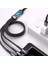100W 3’ü 1 Arada Hızlı Şarj Kablosu | Type-C + Lightning + Micro USB | Örgü Kablo & 100 W Güç Göstergesi 4