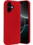 CPT16 Apple iPhone 17 Nano Içi Kadife Silikon - Kırmızı 1