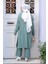 Yakalı Mint Tesettür Triko Ikili Takım 34181MINT 4