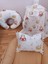 Vizon Ayıcıklı Ponponlu Oval Yataklı 7 Parça Babynest Seti 6