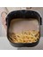 100 Adet Air Fryer Pişirme Kağıdı Tek Kullanımlık Yağ Su Geçirmez Yapışmaz Deliksiz Düz Kare Model 6