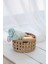 %100 El Yapımı Doğal Hasır Sepet – 23X13 cm | Dekoratif Çok Amaçlı Organizer Sepet | Ev & Restoran Kullanımı 2
