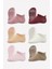 Bistyle 6'lı Sneakers Kaymaz Penye Çorap 20102 Gül Kurusu 3