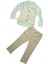 3'lü Set Erkek Çocuk Gabardin Yelek & Pantolon & Dokuma Gömlek 2