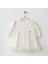 Andywawa AC26257 Baby Bow Bliss Elbise Ekru 1