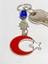 Metal Ay Yıldızlı Türk Bayraklı ve Metal Fatımanın Eli-Hamsalı Anahtarlık 1