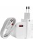 Beyaz Ultra Plus Hızlı Şarj Seti Şarj Adaptörü ve Kablosu 67W 1