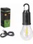 Askılı Kırılmaz LED Işık Kamp Bahçe Lambası Taşınabilir LED Ampul Şarjlı 3