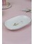 Porselen Natura Çuha Altın Yaldızlı Oval Kayık Tabak 22,50X14,50X2,50CM 2 Li 2