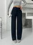 Fitilli Şardonlu Pantolon Siyah A4058 1