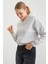 3 Iplik Basic Kapüşonlu Sweatshirt 2