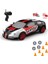 Ölçek Oyuncak 4x4 Uzaktan Kumandalı 20 Km/h Hız Drift Için Üretilmiş Şarjlı Araba Rc Yarış Arabası Full Fonksiyon Parkur Dubaları ve Drift Tekerleri 500 Mah Batarya (Siyah Spor) 2