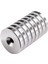 10 Adet 25X10/5X5,5 mm Neodyum Mıknatıs Havşa Delikli Magnet Vida Atılabilir N35 Nikel Paslanmaz ( Lisinya ) 1