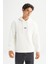 Pamuklu Regular Fit Normal Kesim Kapüşonlu Logo Detaylı Sweatshirt 1