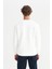 Pamuklu Regular Fit Normal Kesim Bisiklet Yaka Logo Detaylı Sweatshirt 5