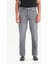 %100 Pamuk Frank Relaxed Fit Geniş Kesim Gri Jean Denim Pantolon 2
