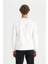 Pamuklu Regular Fit Normal Kesim Bisiklet Yaka Sweatshirt 5
