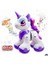 Uzaktan Kumandalı Sesli Işıklı Müzikli Pilli Dokunma Sensörlü Interaktif Robot Unicorn At 2