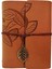 Deri Yaprak Desenli Defter 2