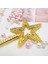 Altın Renk Yıldız Peri Asası Peri Değneği 34 cm 1 Adet - Lisinya 2