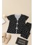 Marsilyan- Kadın Siyah Beyaz Kalp Desenli Fiyonklu Kısa Kollu Pijama Takımı 9