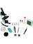 Mikroskop Taşınabilir Set 28 Parça Eğitim Mikroskop Kiti 300X 600X ve 1200X Çocuklara - Lisinya 3