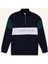 Fit Boxy Fit Dik Yaka Yarım Fermuarlı Sporcu Sweatshirt F0199AX25AU 1