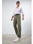 Regular Fit Düz Paça Chino Kanvas Pantolon E8064AX25AU 2