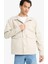 Relax Fit Düğmeli Cepli Denim Ceket F8273AX25AU 5