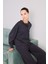 Modal Bağlama Detaylı Sweatshirt-Fall in Love Loungewear G0002AX25WN 3