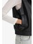 Regular Fit Dik Yaka Suni Deri Yelek F9443AX25AU 8