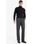 Tailored Regular Fit Düz Paça Penye Pantolon F1738AX25WN 3