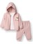 Kız Bebek Yenidoğan Mother And Baby Sweatshirt-Hırka-Patik Fermuarlı Bisiklet Yaka Uzun Kol Patiksi 1