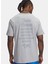 6004143-011-UA 60/40S Sports Wm Ss Gri Bisiklet Yaka Normal Düz Erkek T-Shirt 2