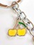Sarı ve Yeşil Elmalarla Metal Anahtarlık 6