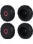 4pcs Ön ve Arka Lastikler Wltoys Için Tekerlek Lastiği 124016 1/12 Rc Araba Yükseltme Parçaları Yedek Aksesuarlar (Yurt Dışından) 1