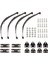 4pcs 1/10 Kaya Trail Sabit Yaprak Yay Süspansiyon Paslanmaz Çelik Çubuk F350 D90 RC4WD Tamiya Eksenel Kamyon (Yurt Dışından) 1