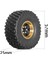 1/18 TRX4M SCX24 Rc Araba Yükseltme Parçaları Için 4pcs 1.0 Pirinç Tekerlek Göbeği (Yurt Dışından) 4