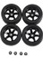4pcs 12MM Altı Tekerlek Jantlar ve Od 2.59 Inç Rc Için Rc 1/10 Yol Touring Araba, E Için (Yurt Dışından) 1