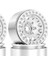 4pcs 1.9 Metal Beadlock Wheel Hub Kıyısı 1/10 Rc Traxxas Trx4 SCX10 SCX10-II 90046 SCX10-III AXI03007 D90 Gümüş (Yurt Dışından) 5