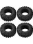 4pcs 52X17MM 1.0 Inç Yumuşak Kauçuk Tekerlek Lastikleri 1/24 Rc Prıger Araç Axıal SCX24 90081 AXI00002 Yükseltme Parçaları (Yurt Dışından) 2