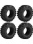 4pcs 52X17MM 1.0 Inç Yumuşak Kauçuk Tekerlek Lastikleri 1/24 Rc Prıger Araç Axıal SCX24 90081 AXI00002 Yükseltme Parçaları (Yurt Dışından) 5
