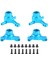 4pcs Metal Ön ve Arka Dik Knuckle Knuckle Kollar Direksiyon Knuckle Seti Tamiya TT02 Tt-02 1/10 Rc Araba Yükseltme Parçaları (Yurt Dışından) 1