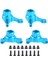 4pcs Metal Ön ve Arka Dik Knuckle Knuckle Kollar Direksiyon Knuckle Seti Tamiya TT02 Tt-02 1/10 Rc Araba Yükseltme Parçaları (Yurt Dışından) 3