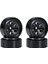 4pcs 1.3 Inç Metal Beadlock Tekerlek Jant Tekerlek Göbeği TRX4M Için 1/18 Rc Paletli Araba Yükseltme Parçaları Aksesuarları, 3 (Yurt Dışından) 1